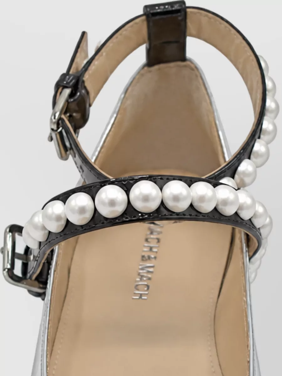Mach & Mach Leather Ballerina Shoes