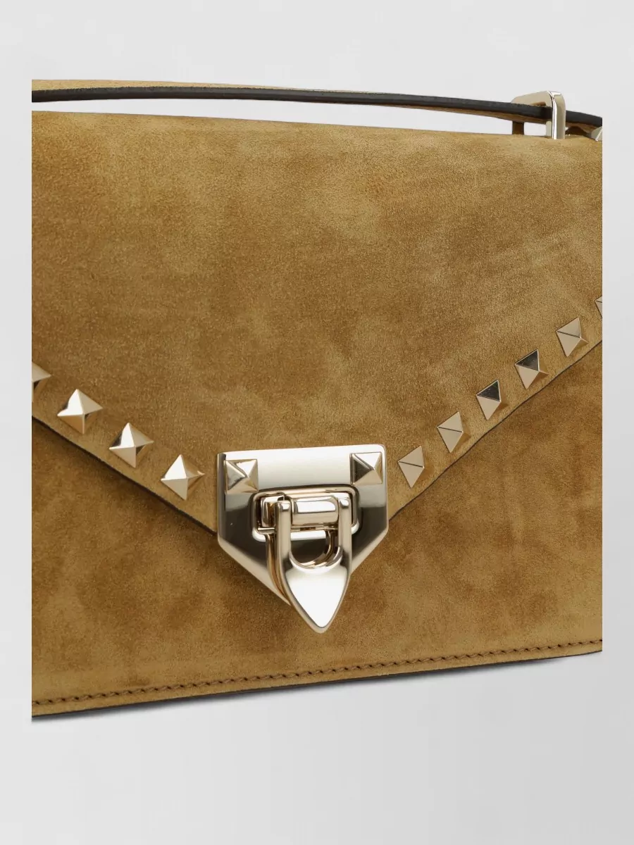 Valentino Garavani Rockstud spike small leather clutch bag