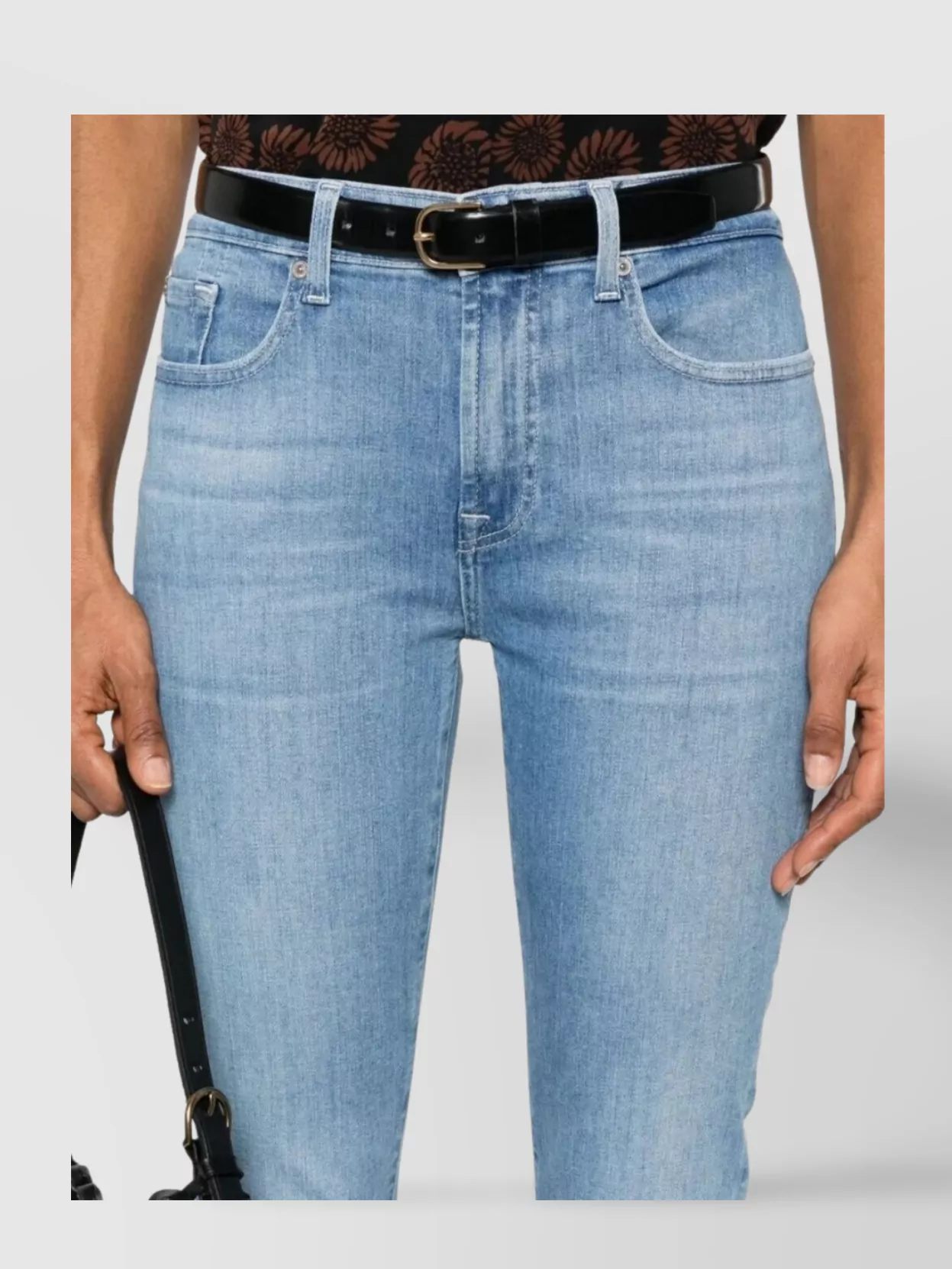 7 For All Mankind Relaxed Skinny Bloom Jeans