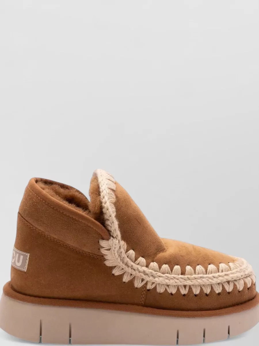 Mou Shearling Ankle-Length Slippers