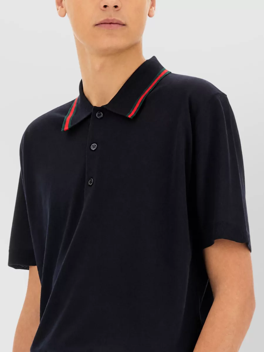 Gucci Wool Knitted Polo Shirt