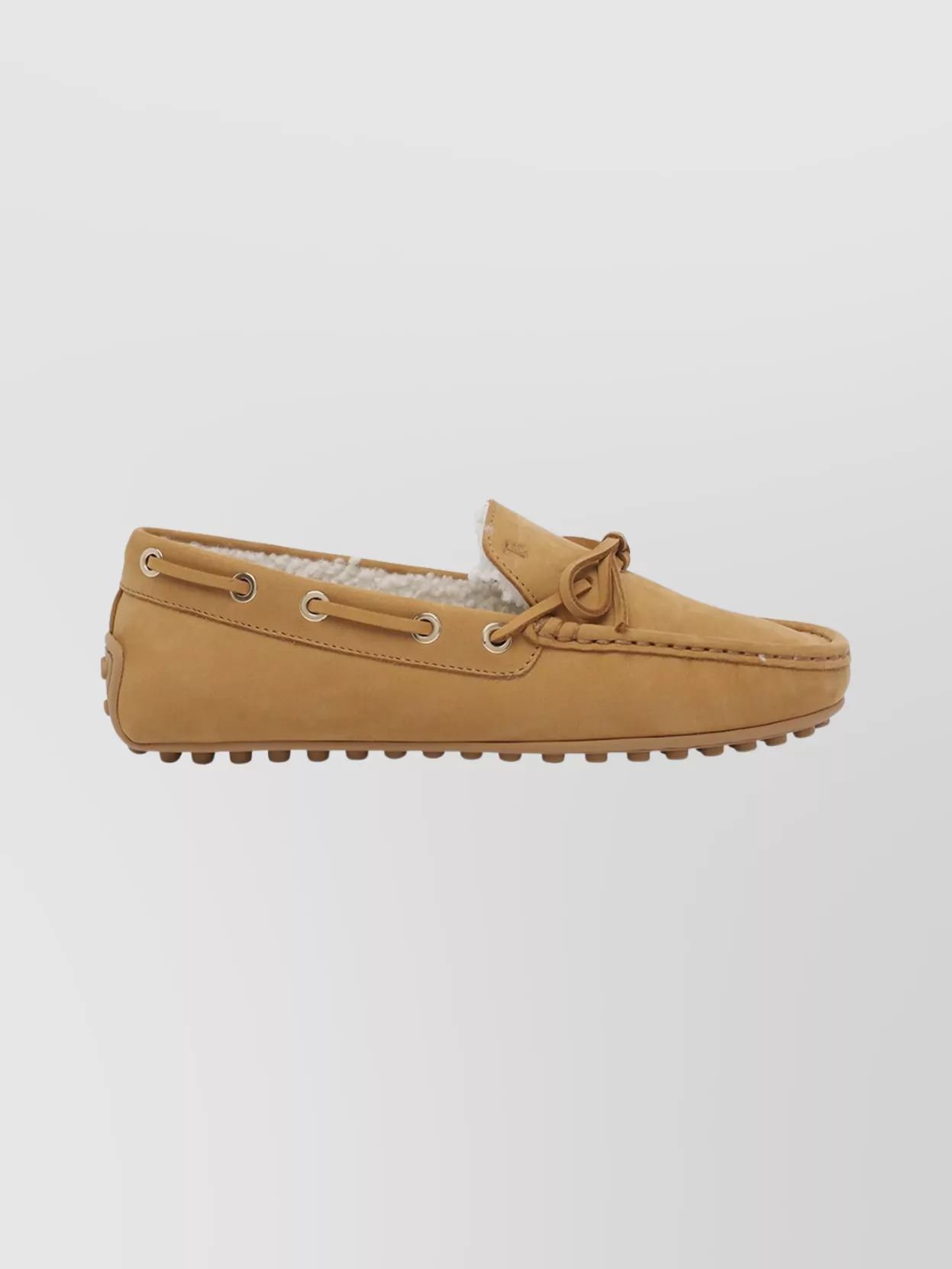 Tod's Leather Loafers Eyelet Accents