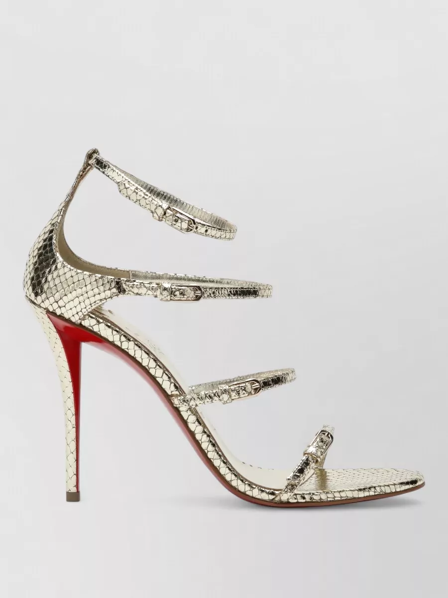 Christian Louboutin leather high sandals