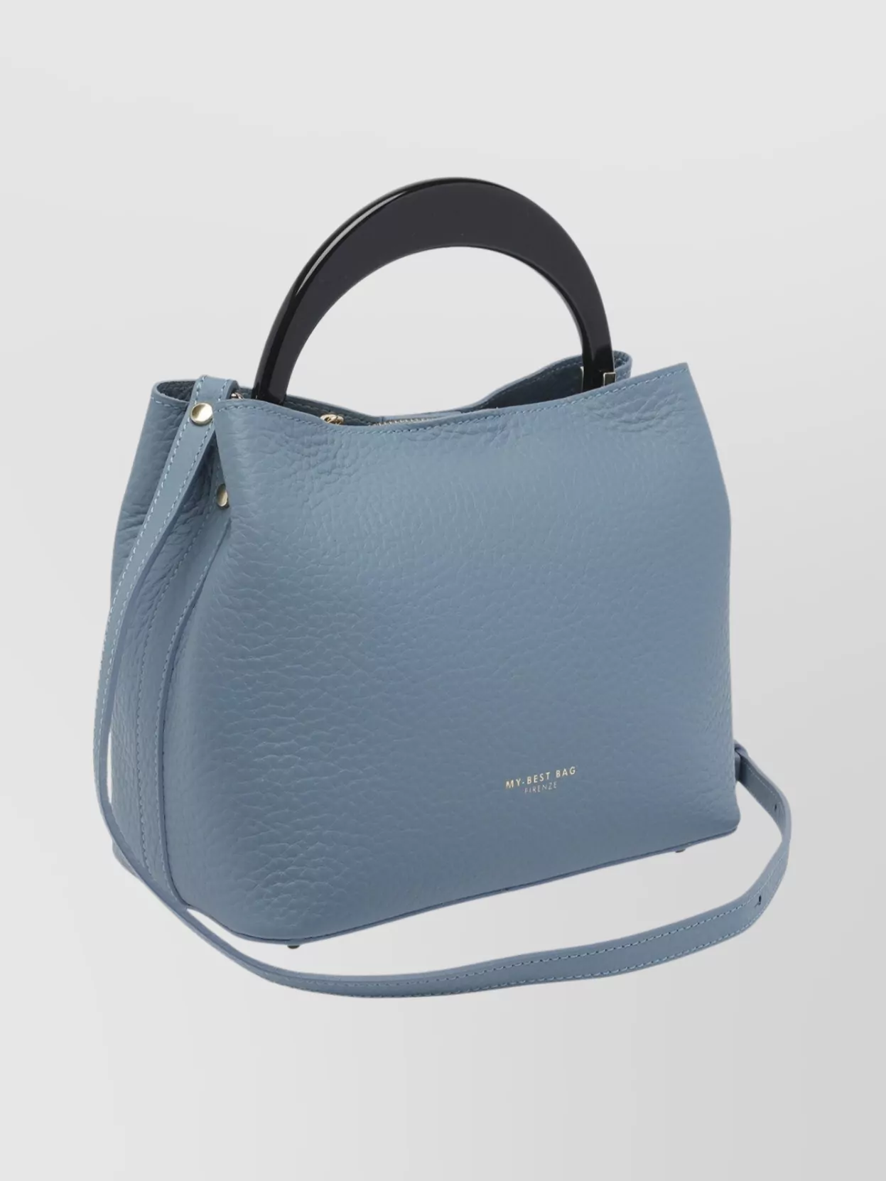 My Best Bag Firenze Leather Shoulder Bag Removable Strap