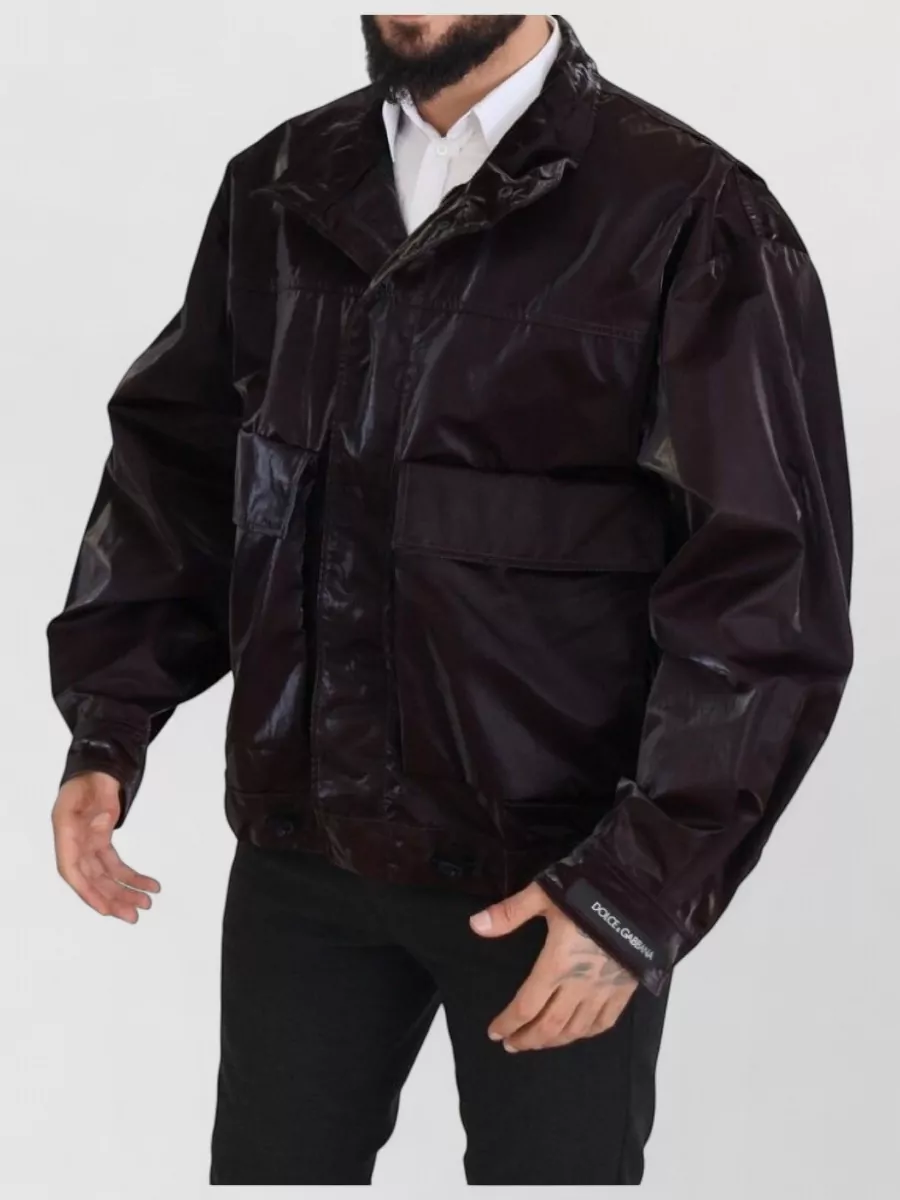 Dolce&Gabbana Nylon Collared Raincoat