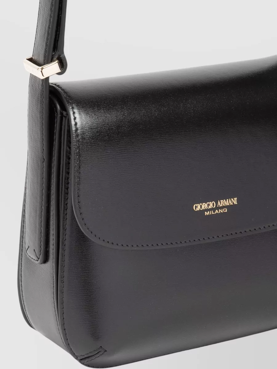 Giorgio Armani La Prima Small Leather Shoulder Bag