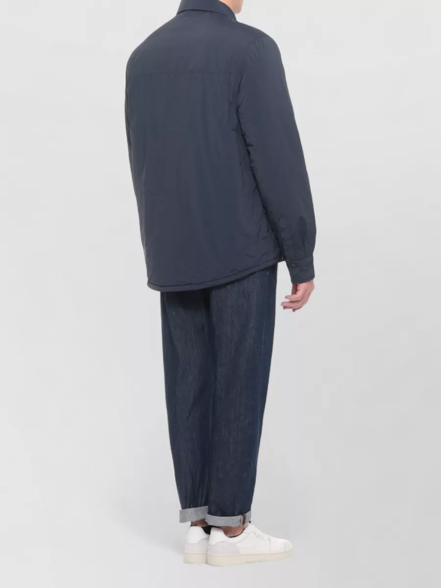 K-Way Padded Short Jacket Collar Neckline Pockets