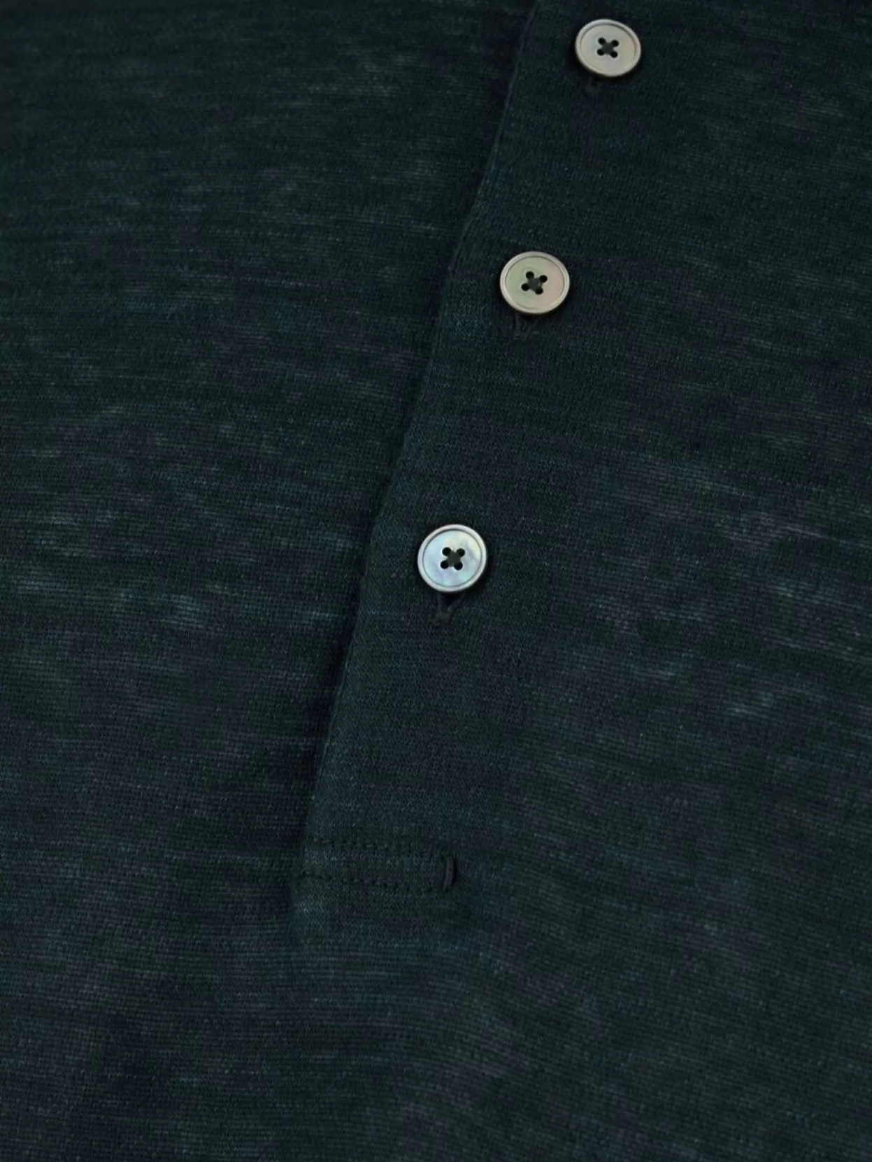 Zegna Polo Linen Shirt Short Sleeves