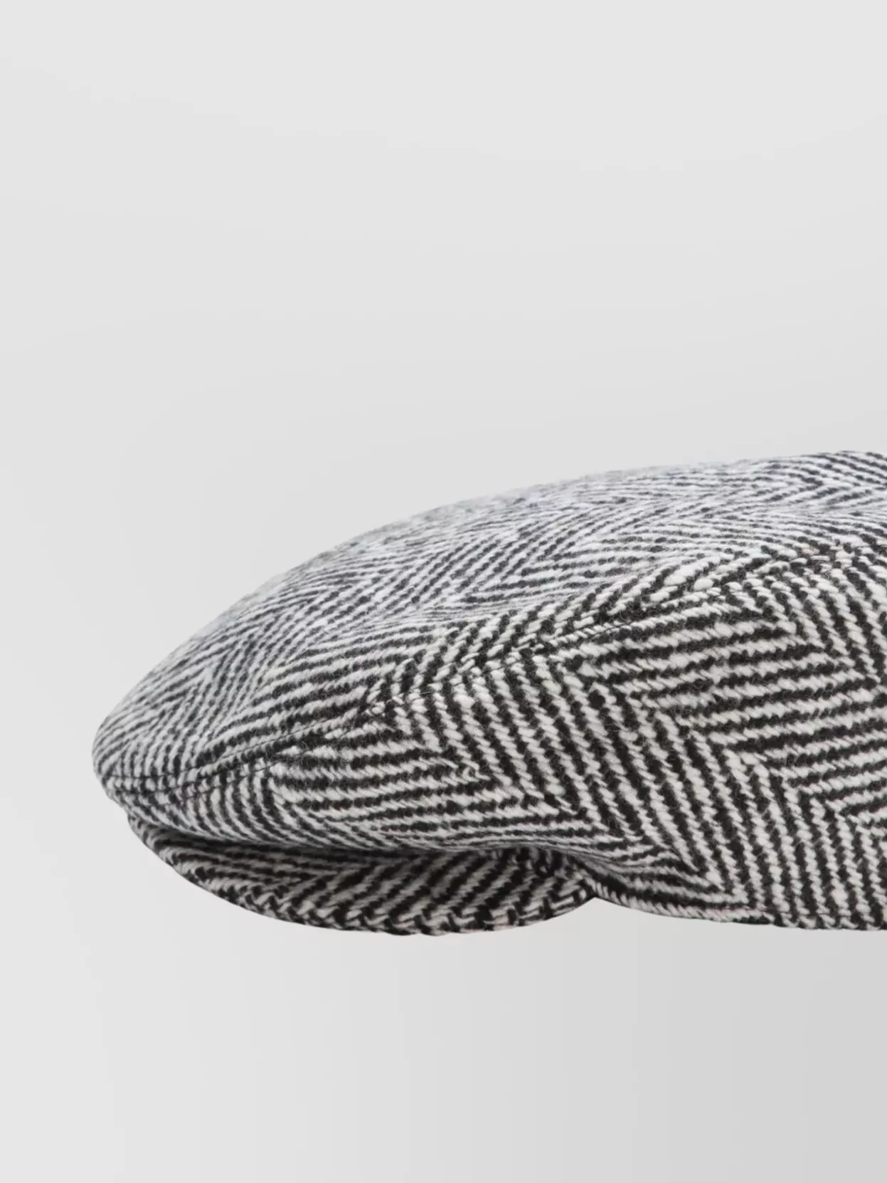 Dolce&Gabbana Herringbone Curved Brim Soft Texture Cap