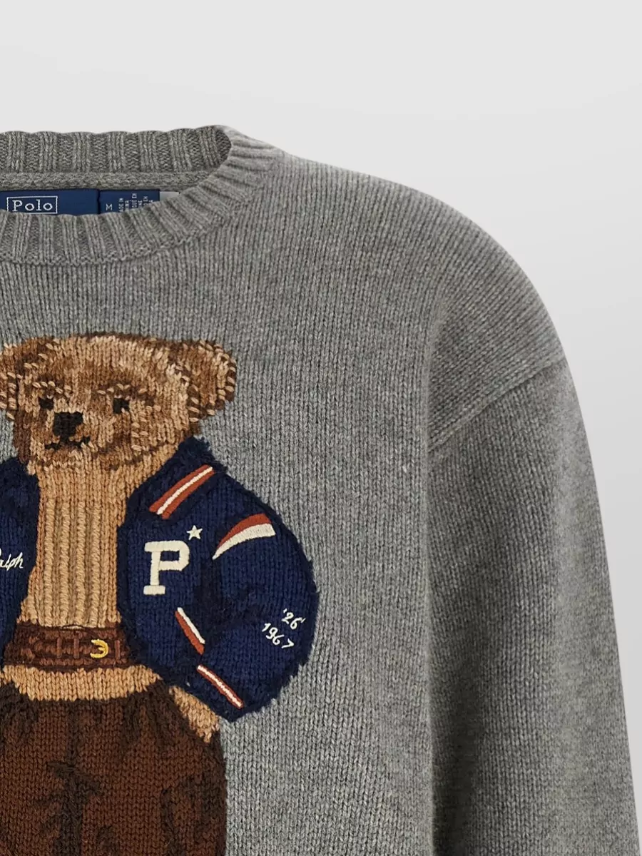 Polo Ralph Lauren Wool Cashmere Relaxed-Fit Intarsia Jumper