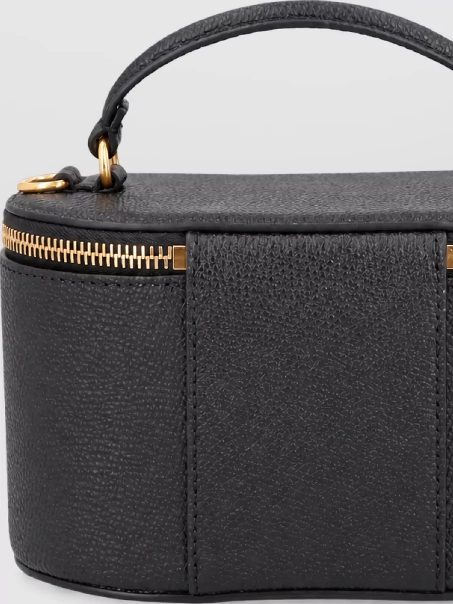 Valentino Garavani Vlogo Signature Mini Leather Clutch Bag
