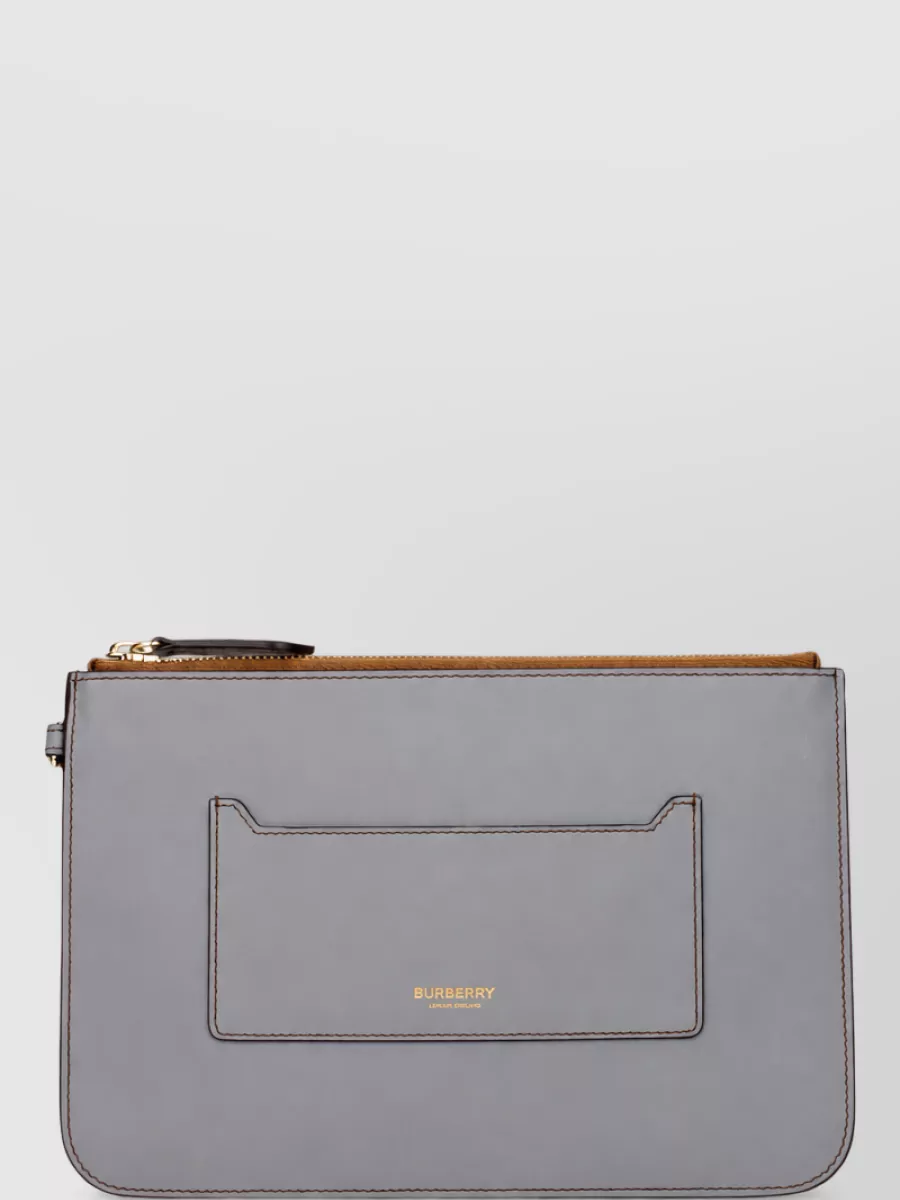 Burberry Leather Clutch Bag