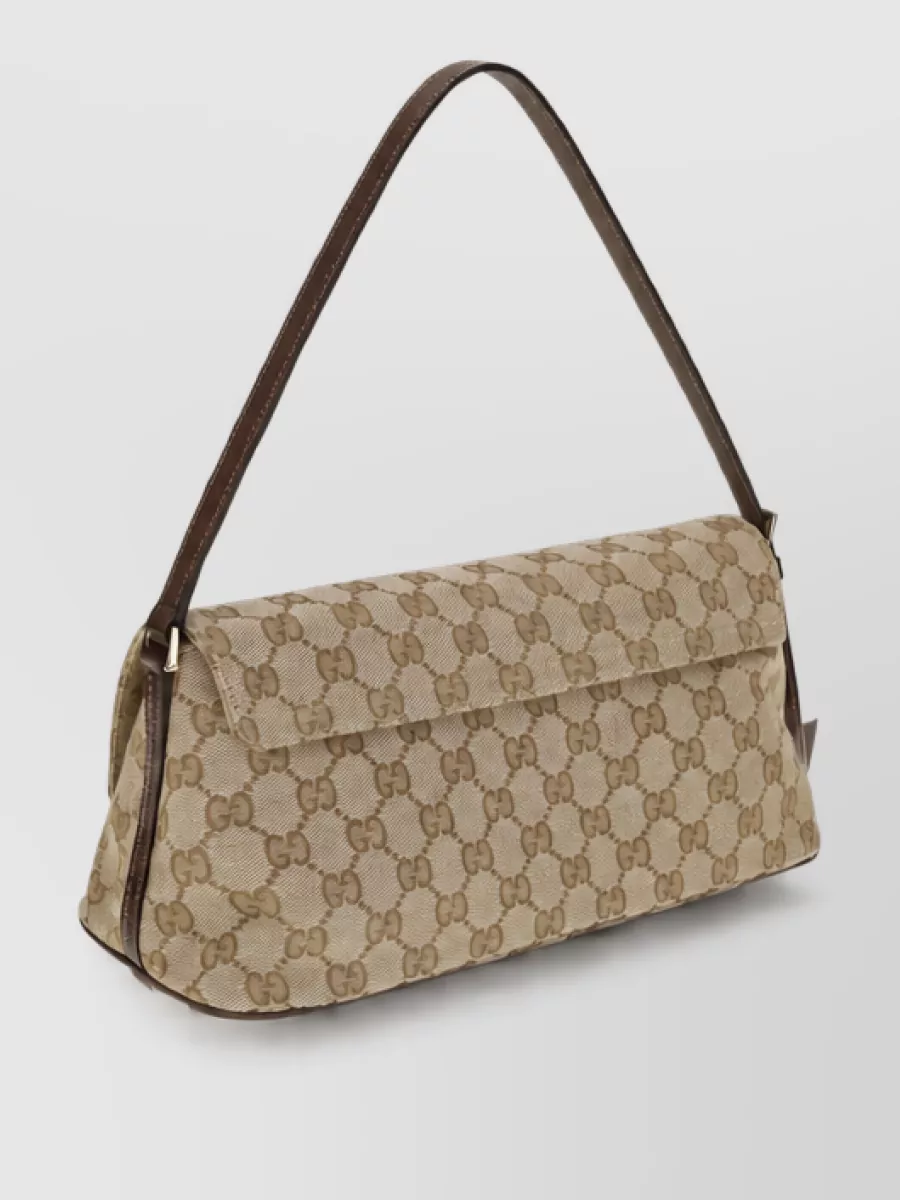 Gucci Bamboo Fabric Clutch Bag