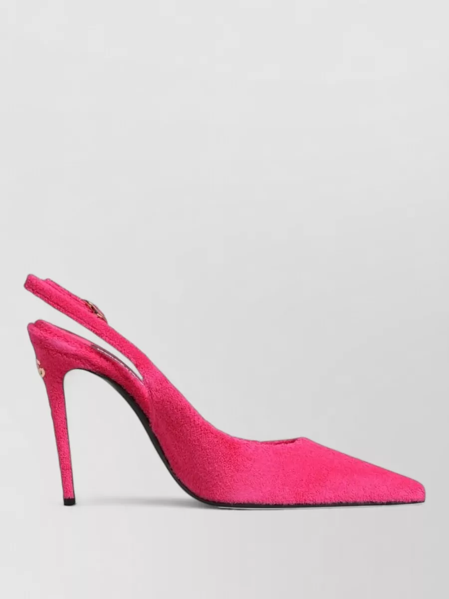 Dolce&Gabbana Cotton Slingback Sandals