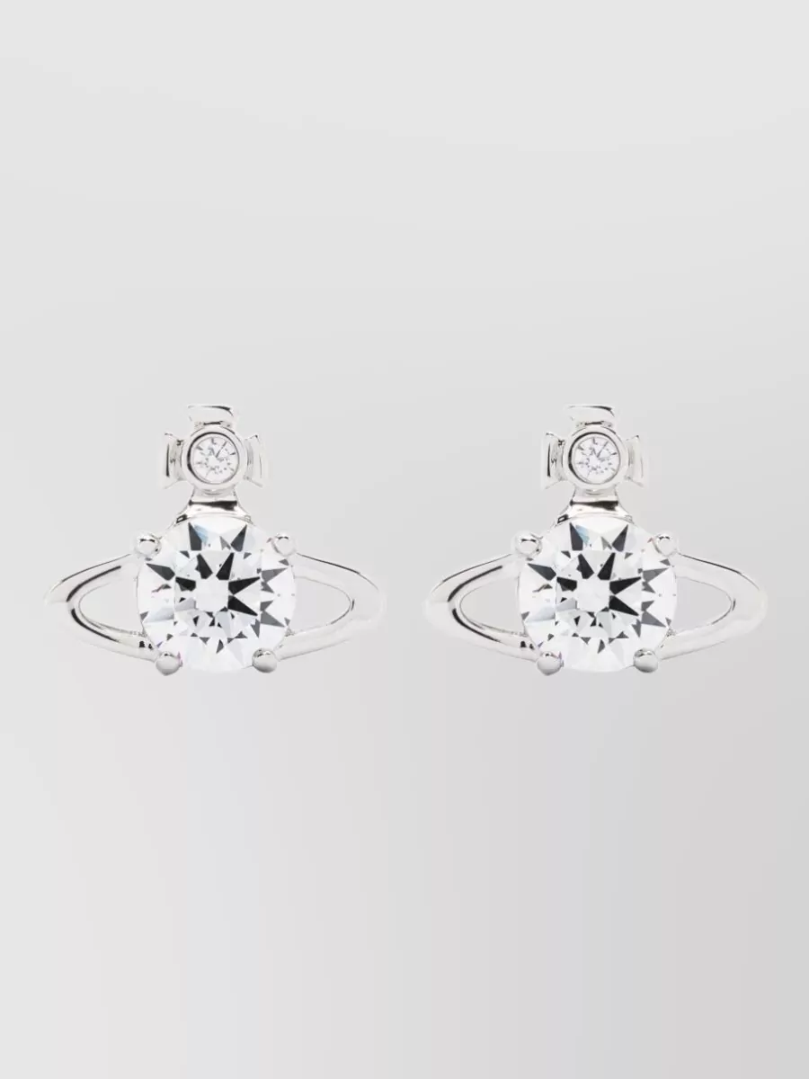 Vivienne Westwood Crystal Embellished Earrings