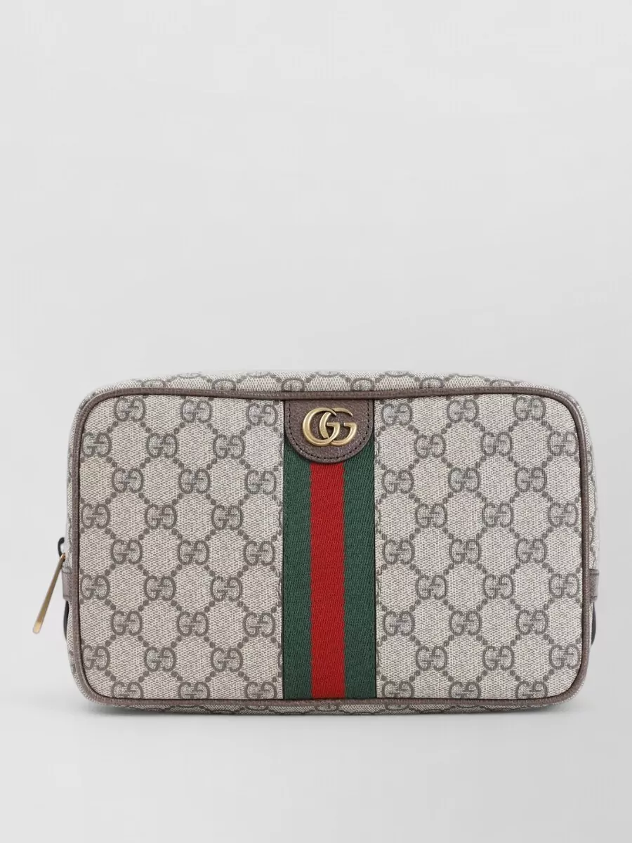 Gucci ophidia gg supreme fabric toiletry bag
