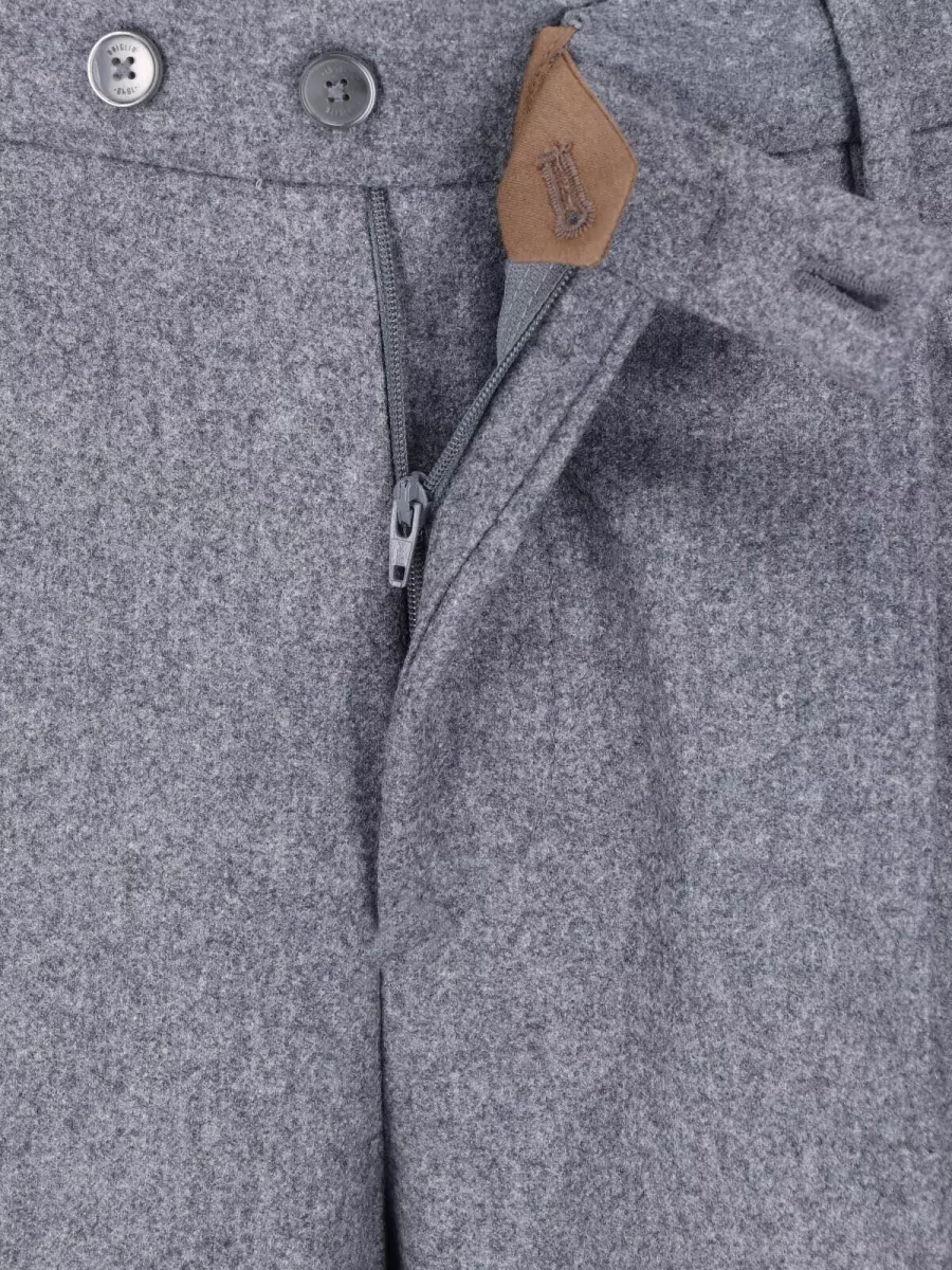 Briglia 1949 Virgin Wool Straight-Leg Tailored Trousers