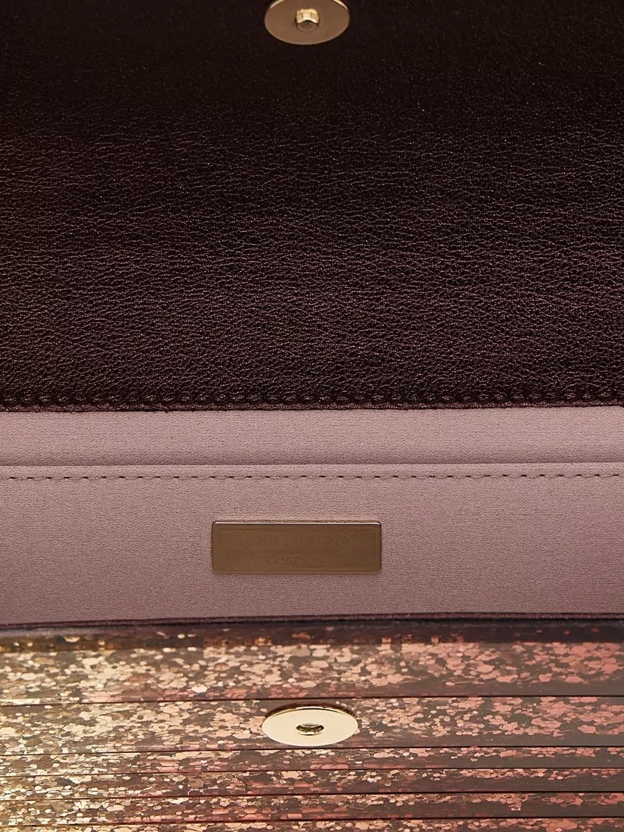 Jimmy Choo Sweetie Ribbed Clutch Bag