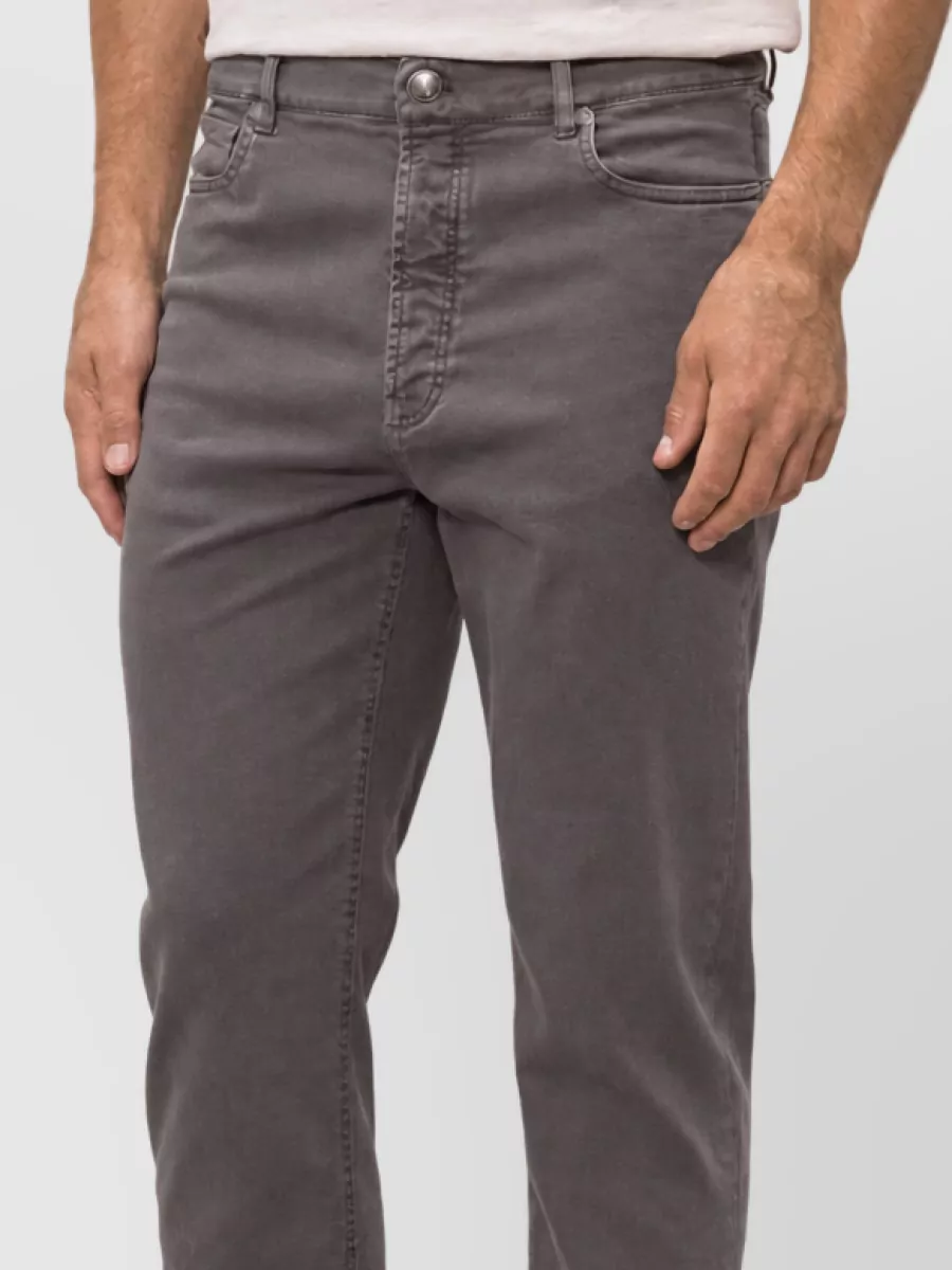 Brunello Cucinelli Cotton Chino Trousers
