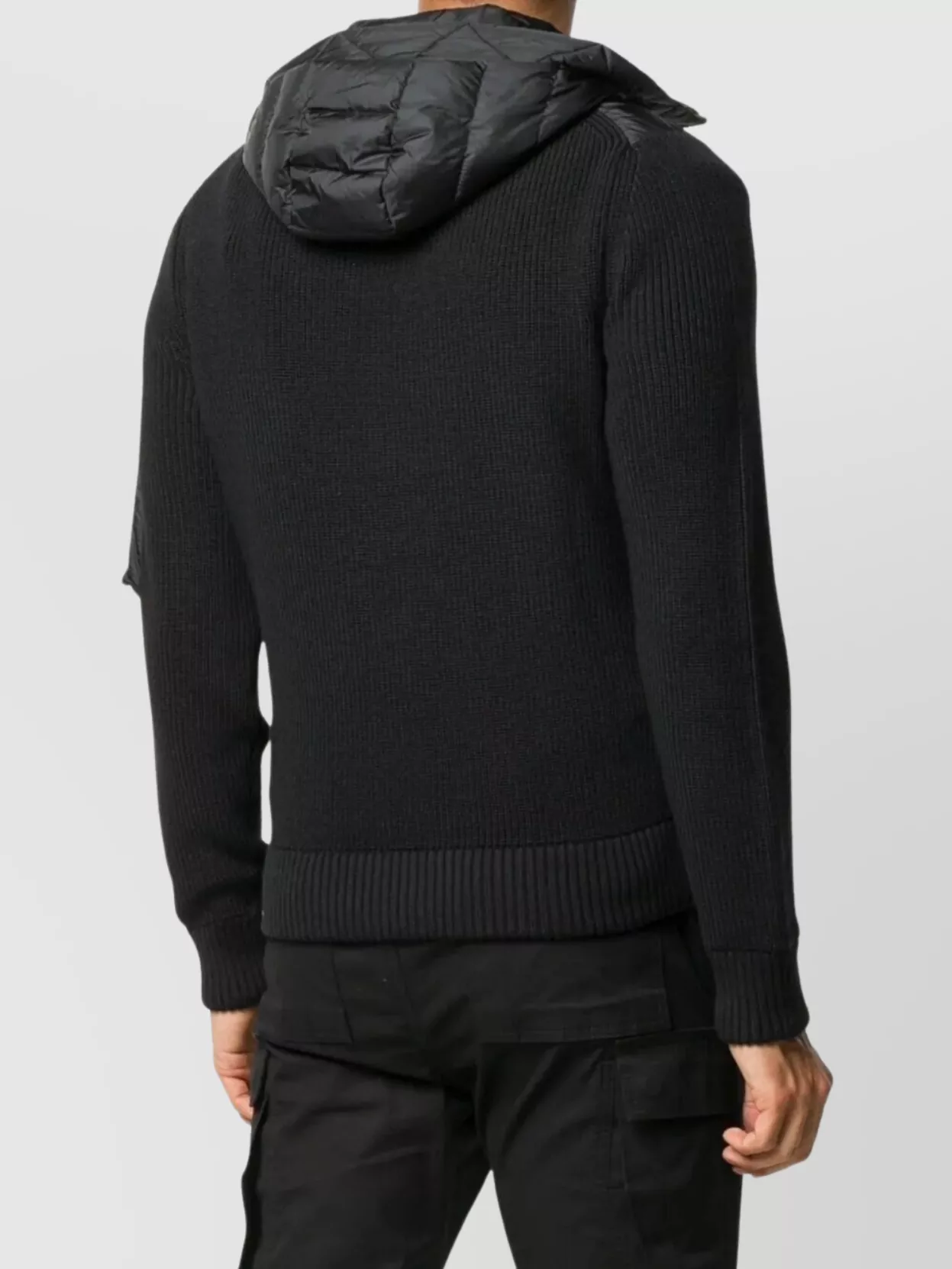 Moncler Padded Hooded Zip-Up Cardigan