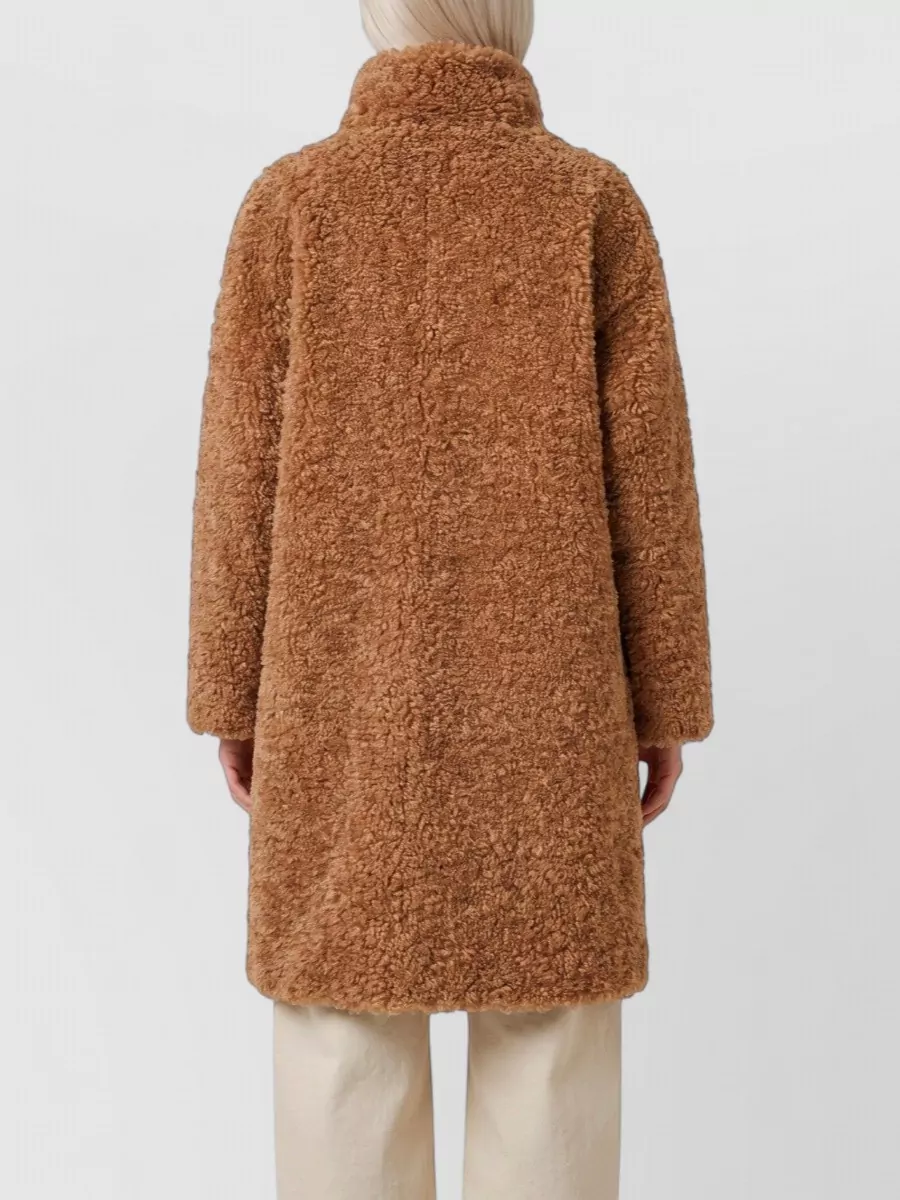 Herno Curly Faux Fur Coat