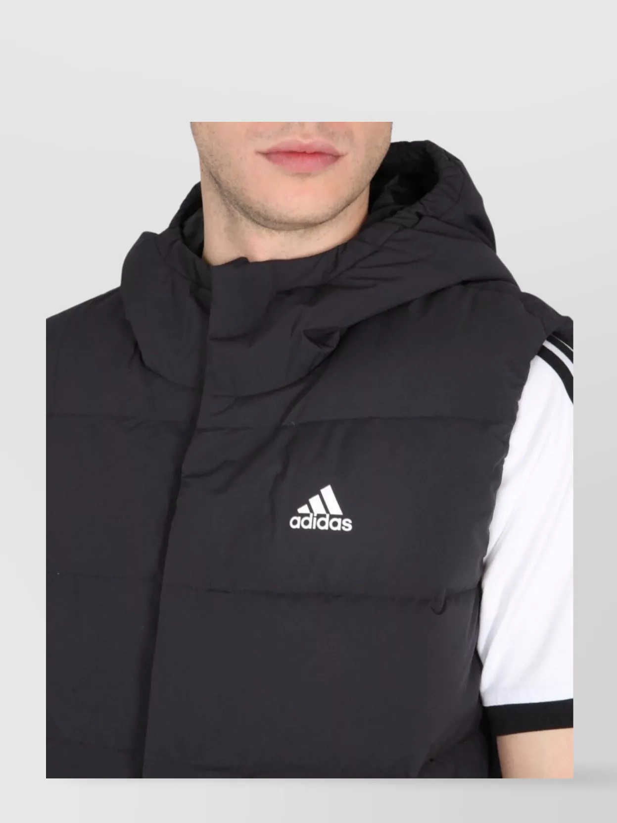 Adidas Originals Hooded Padded Sleeveless Vest