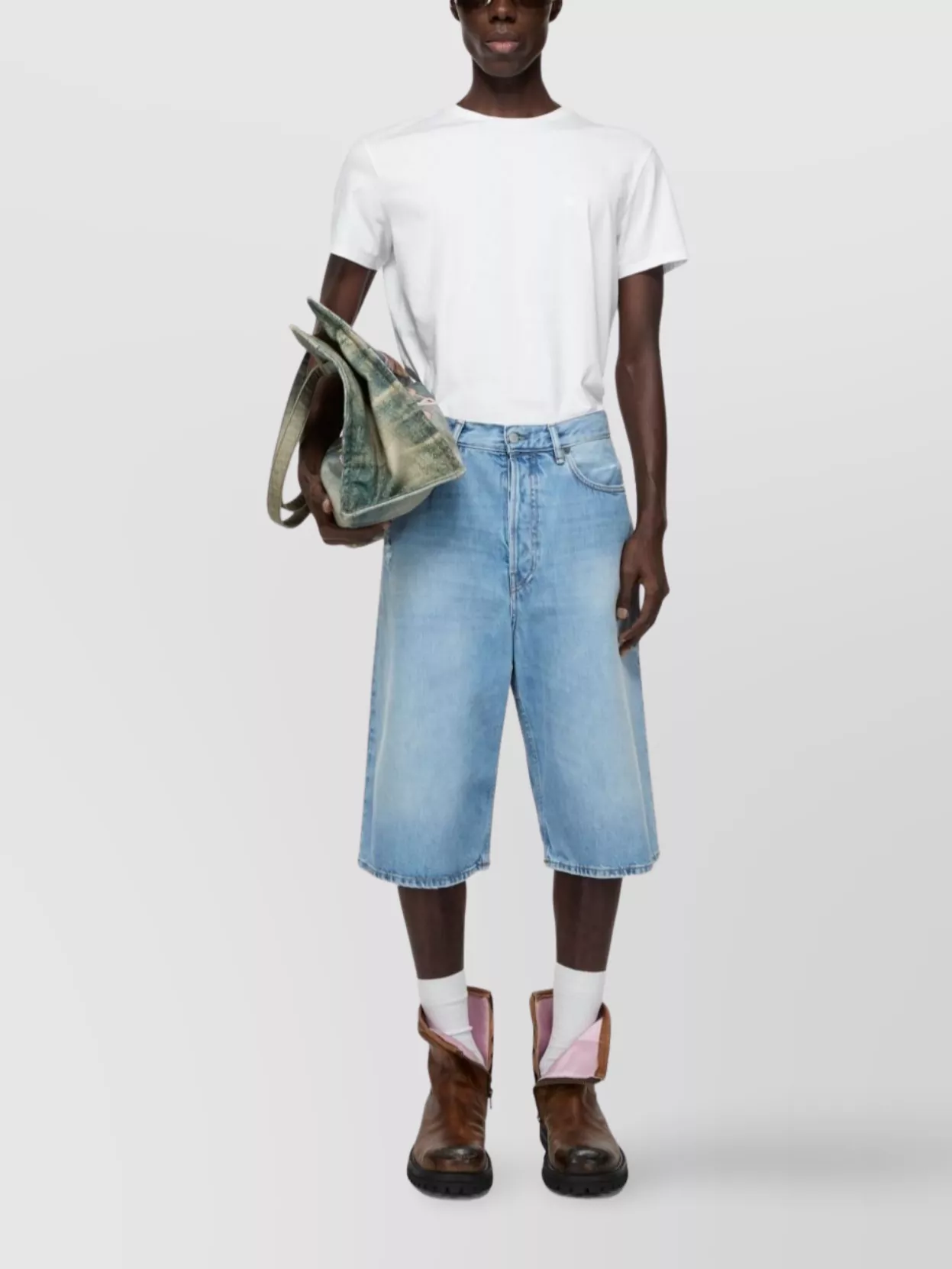 Acne Studios Crew Neck Unisex Straight Hem