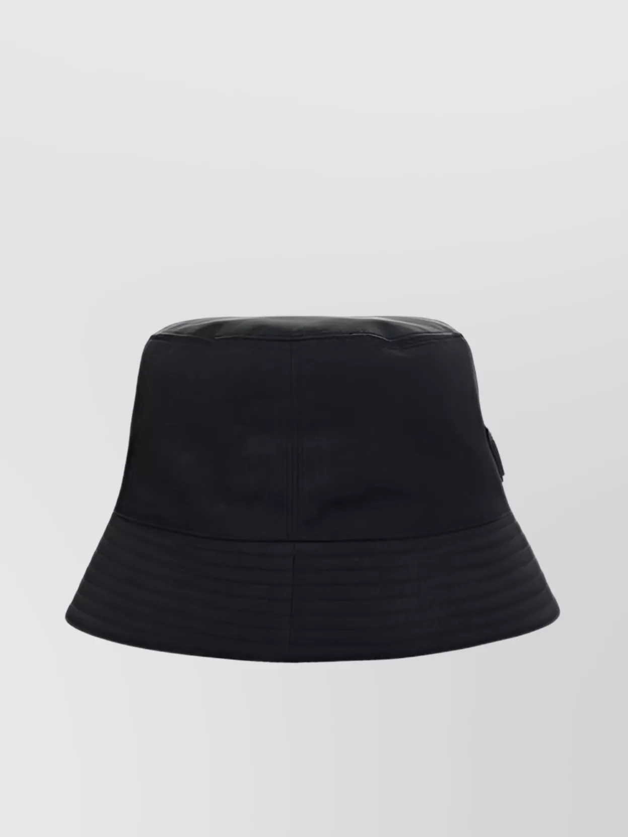 Prada Nylon Stitched Brim Bucket Hat