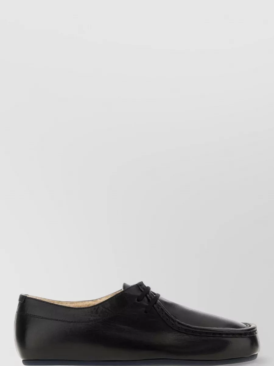 Jil Sander Leather Lace-Up Shoes