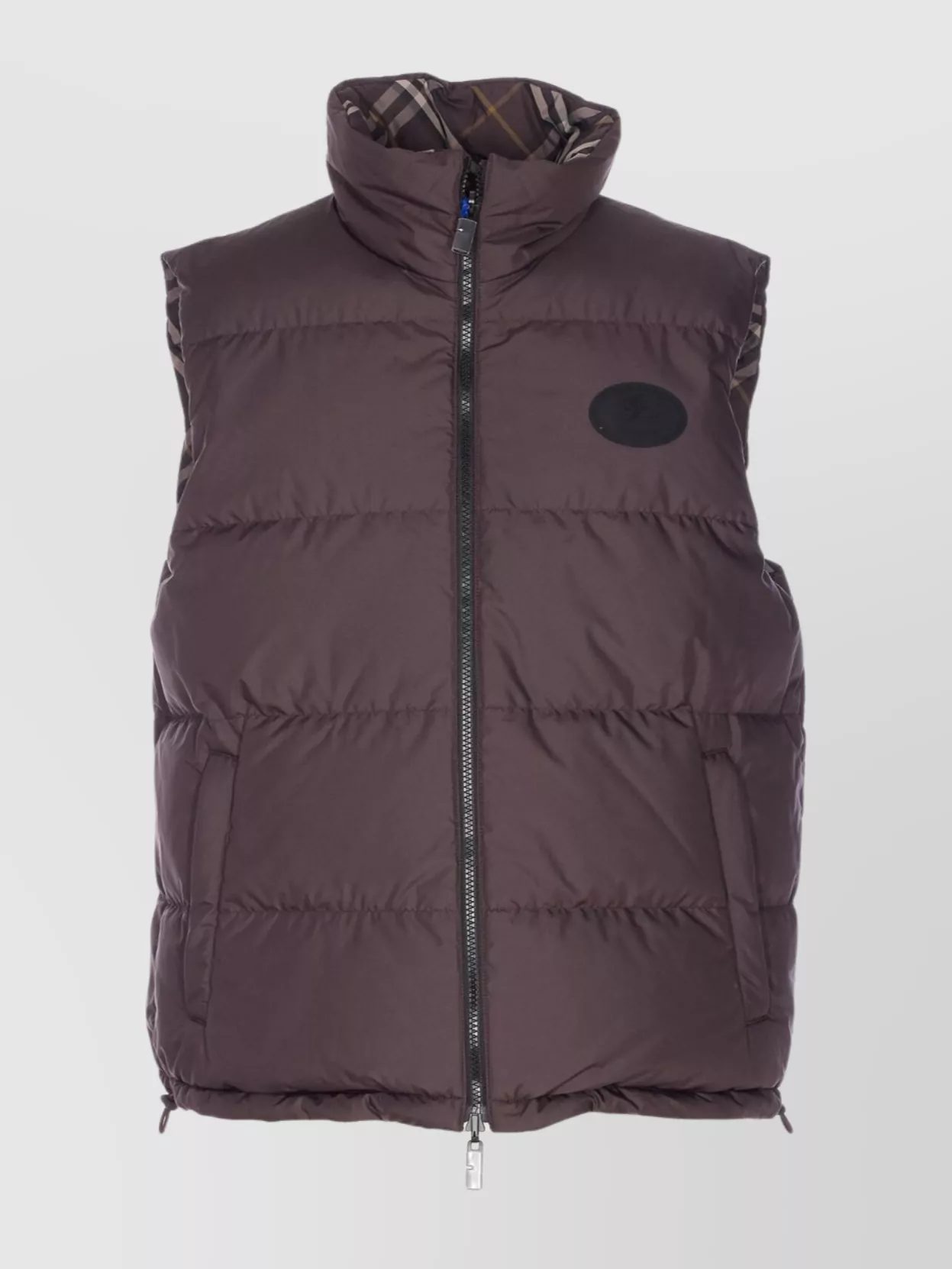 Burberry Reversible Puffer Vest High Neck