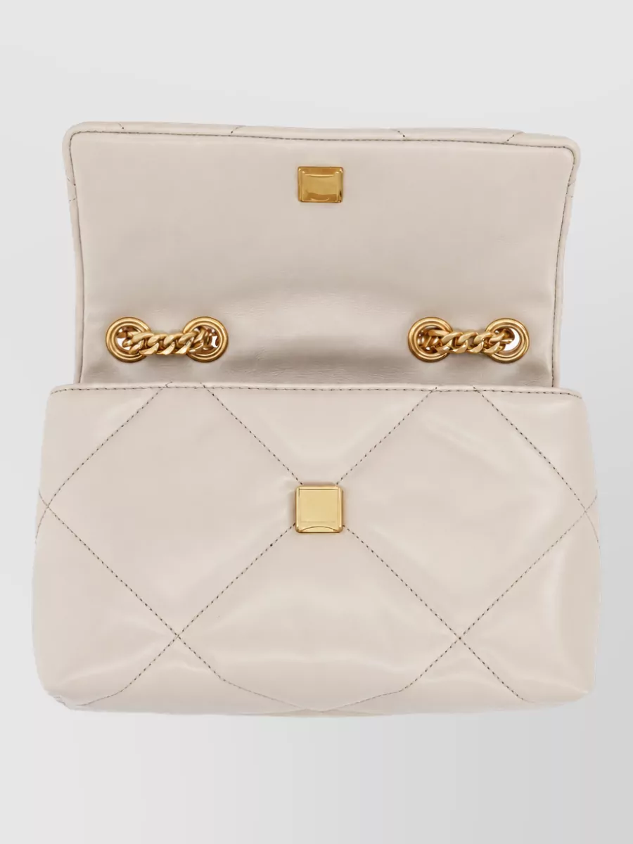 Tory Burch Kira Small Quilted Leather Chain Clutch