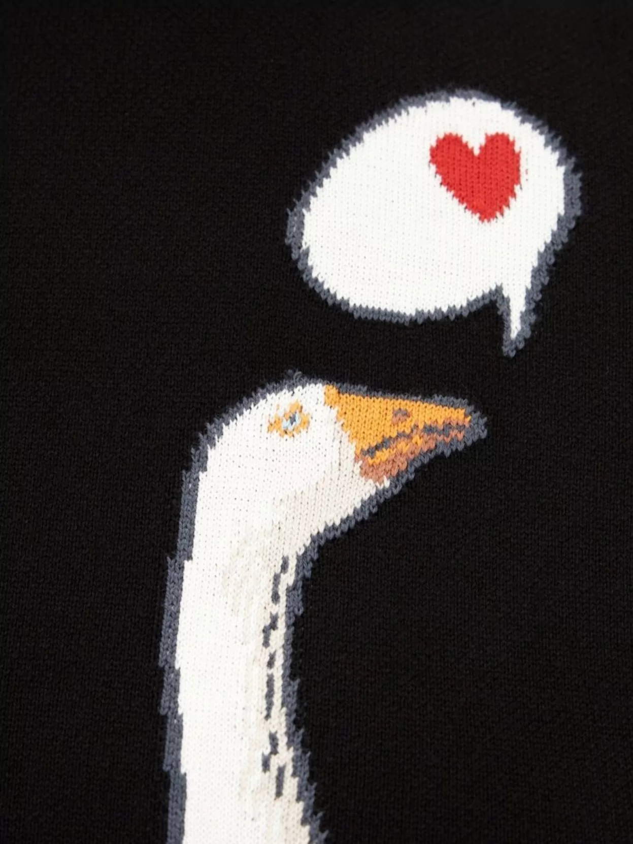 Moschino Knitwear Crew Neck Graphic Design