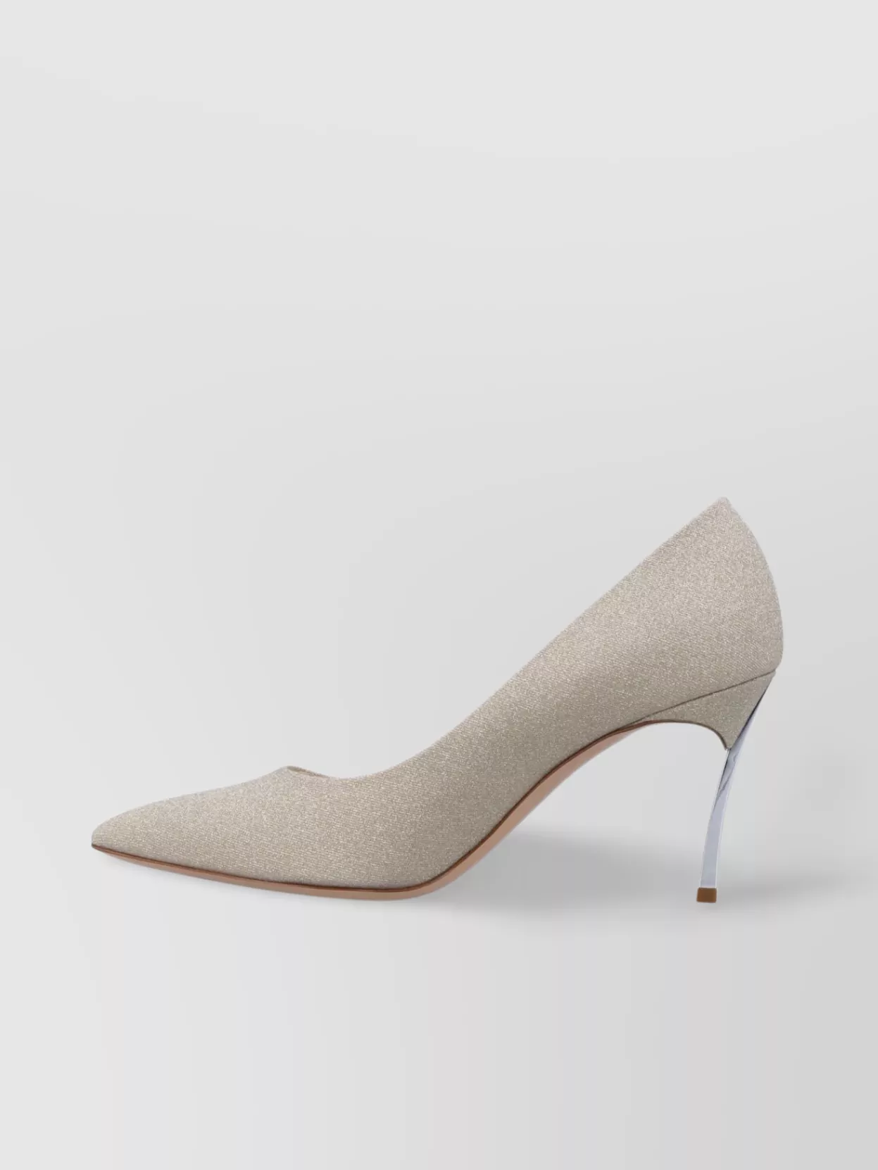 Casadei Solar Eclipse Pink Pumps With High Stiletto Heel In Tech Fabric Woman
