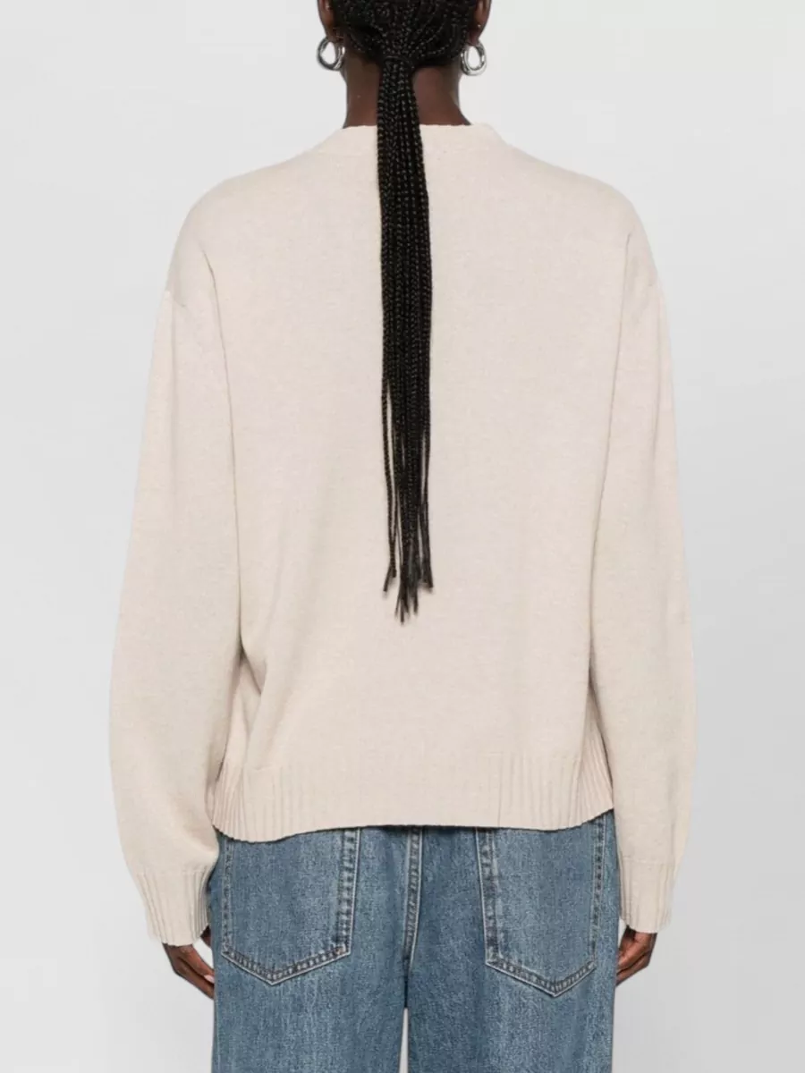Fabiana Filippi Wool Silk Cashmere Crewneck Sweatshirt