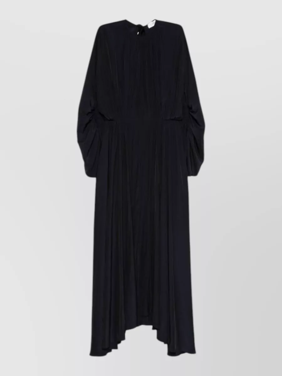 Lanvin gathered long-sleeve maxi dress
