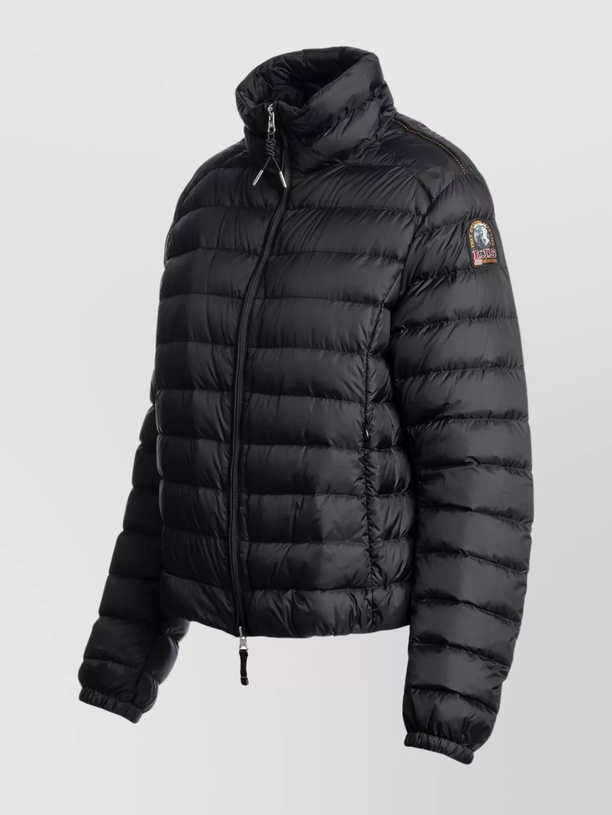 Parajumpers Puffer Jacket Hood Zip Pockets In Black