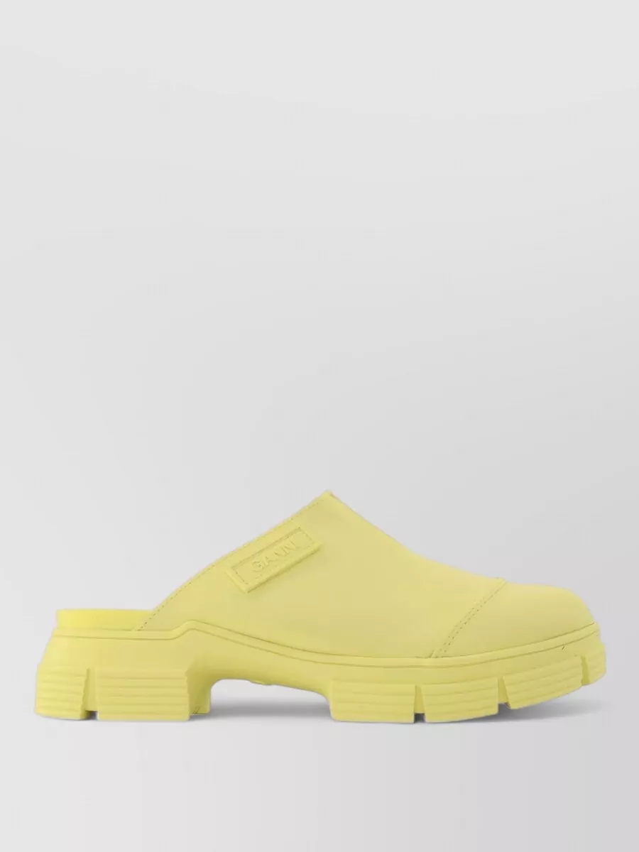 Ganni Rubber Platform Mules