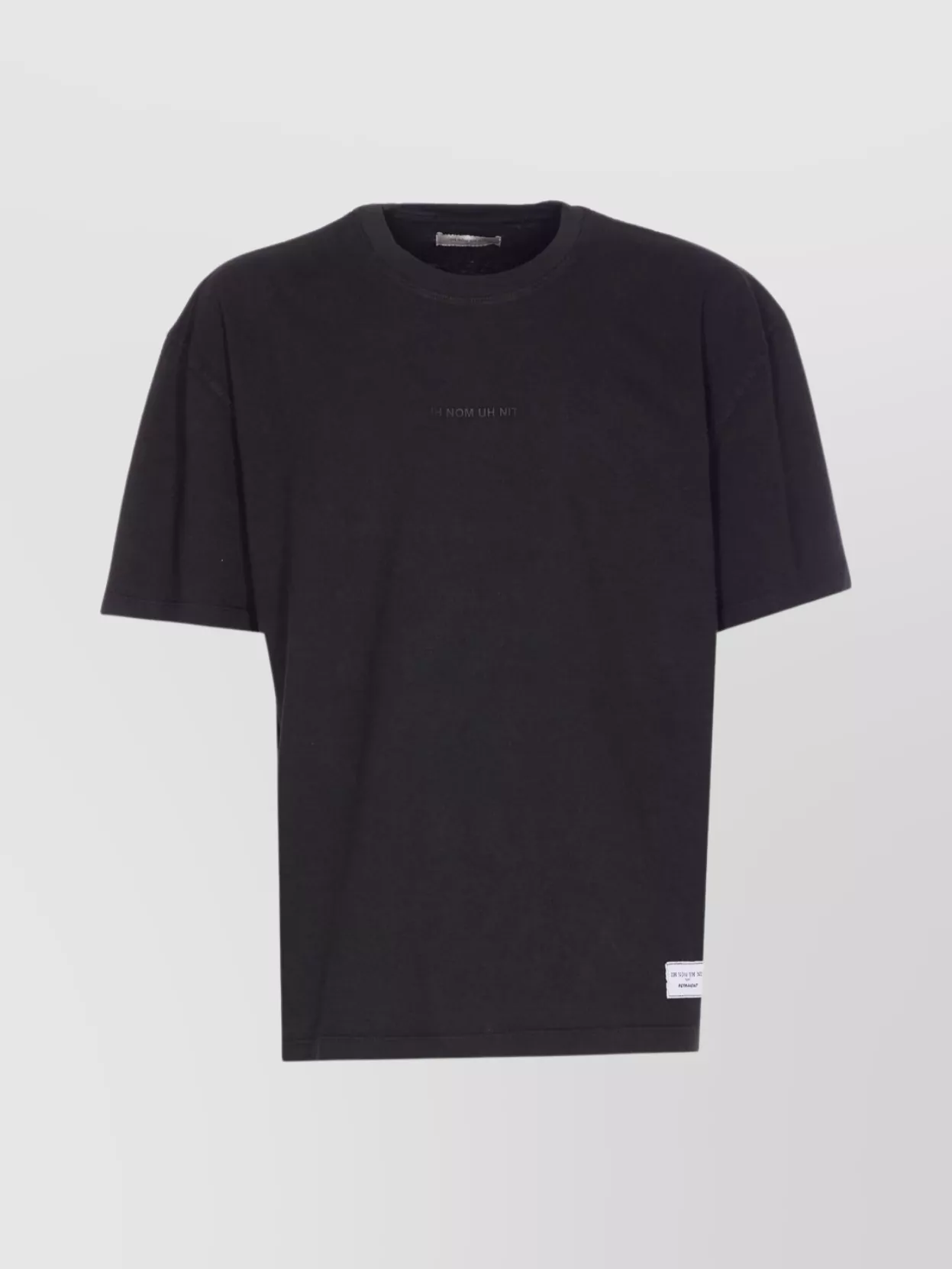 Ih Nom Uh Nit Crewneck Short Sleeve Straight Hem T-shirt In Blue