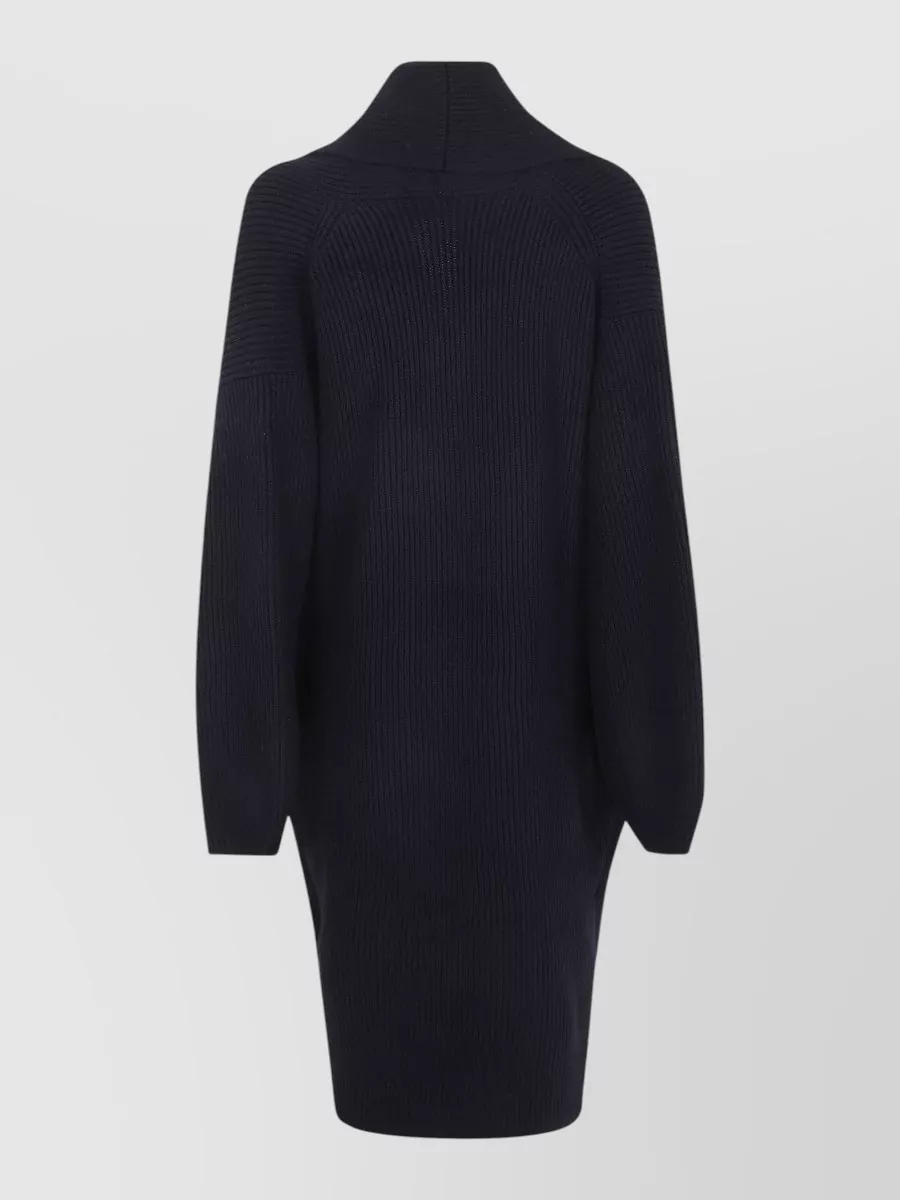 Totême Oversized Wool Long Shawl Lapel Coat