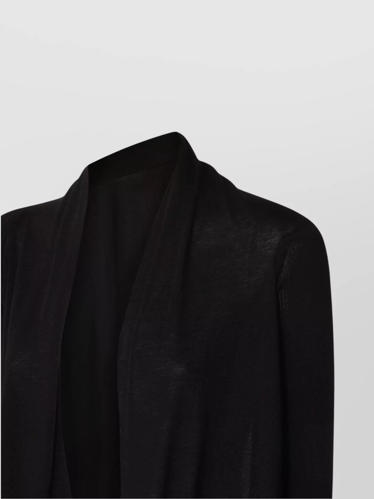 Rick Owens Longline Sheer Lightweight Knitwear