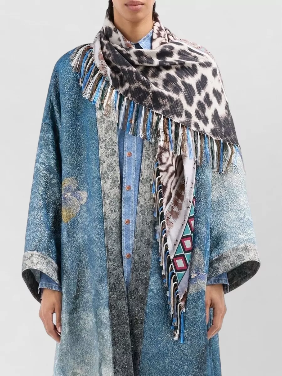 Pierre Louise Mascia Printed Silk Scarf