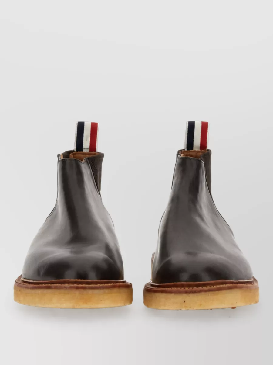 Thom Browne leather chelsea boots
