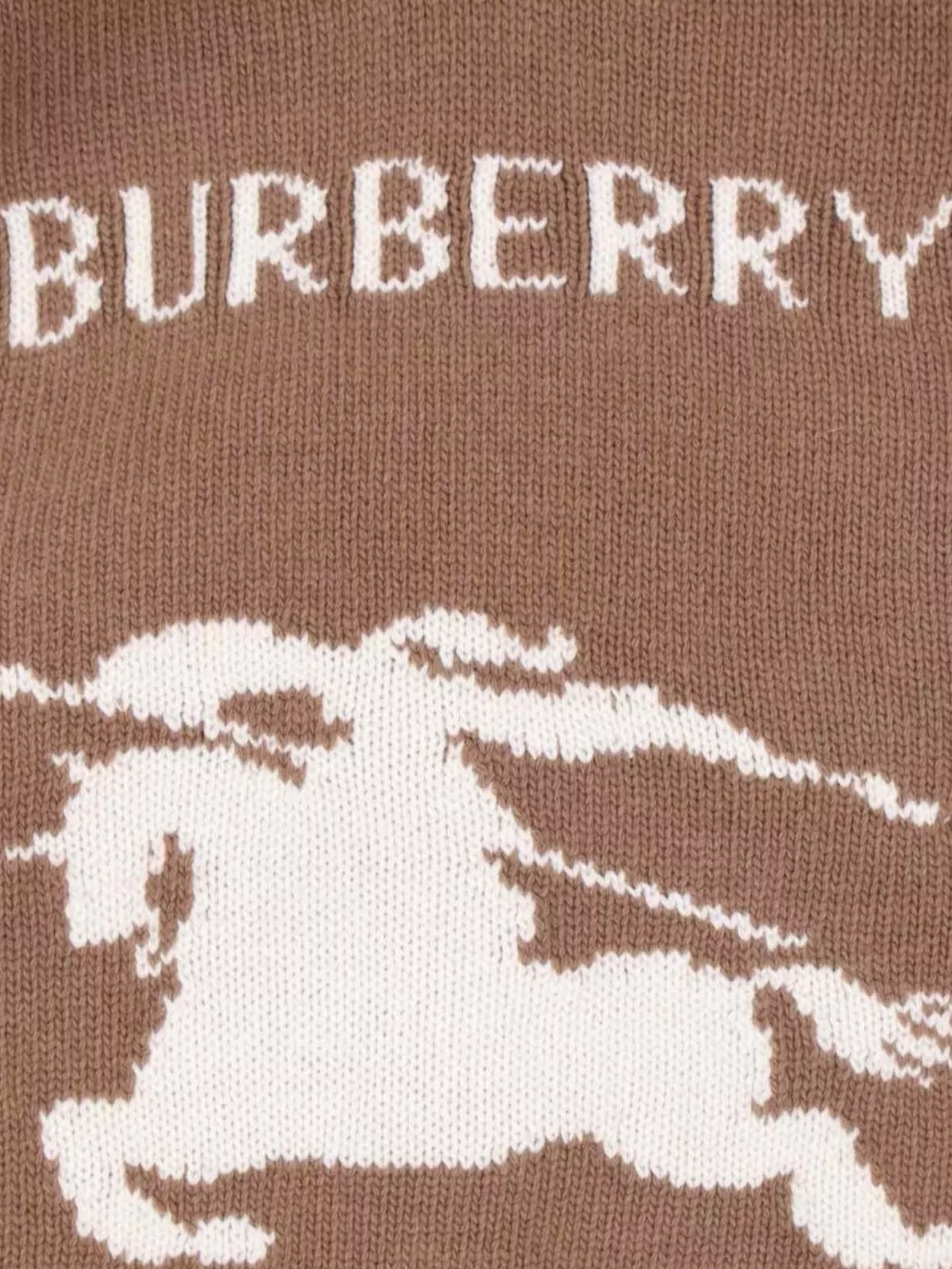 Burberry Graphic Long Sleeve Crew Neck Knitwear