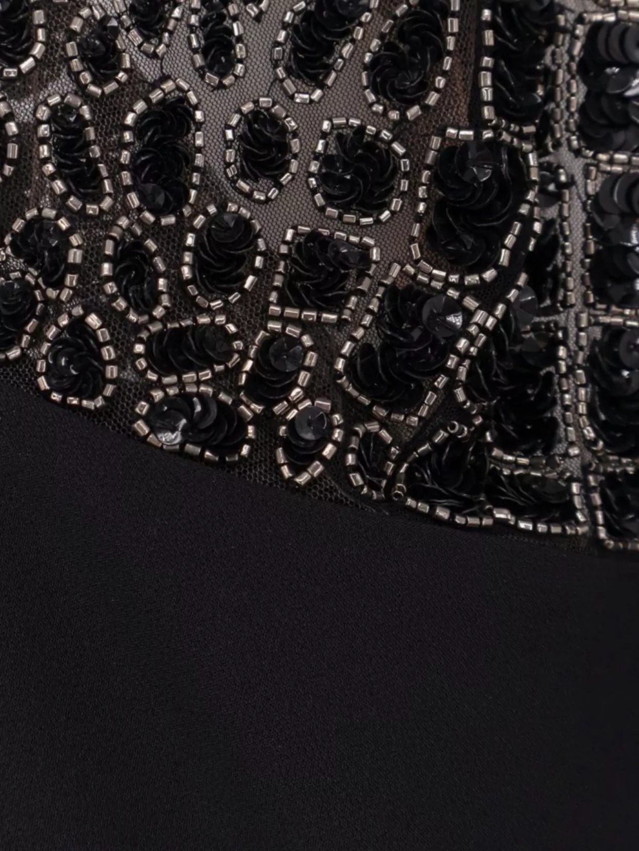 Elisabetta Franchi Sequined Satin Suit Detail Cut-Out