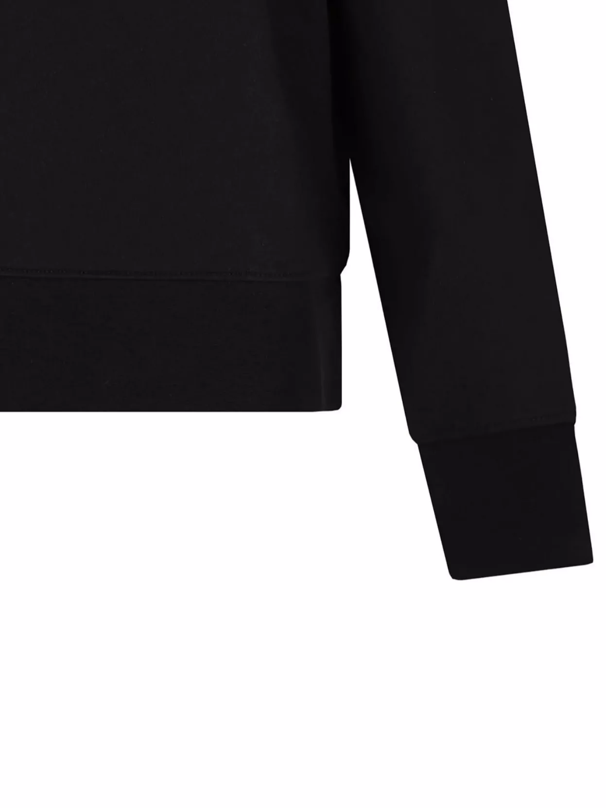 Calvin Klein Crew Neck Fleece Sweatshirt With Ribbed Finish