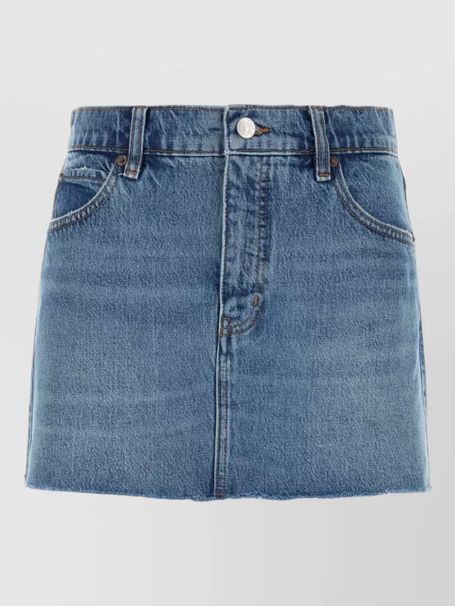 Frame Denim Mini Skirt