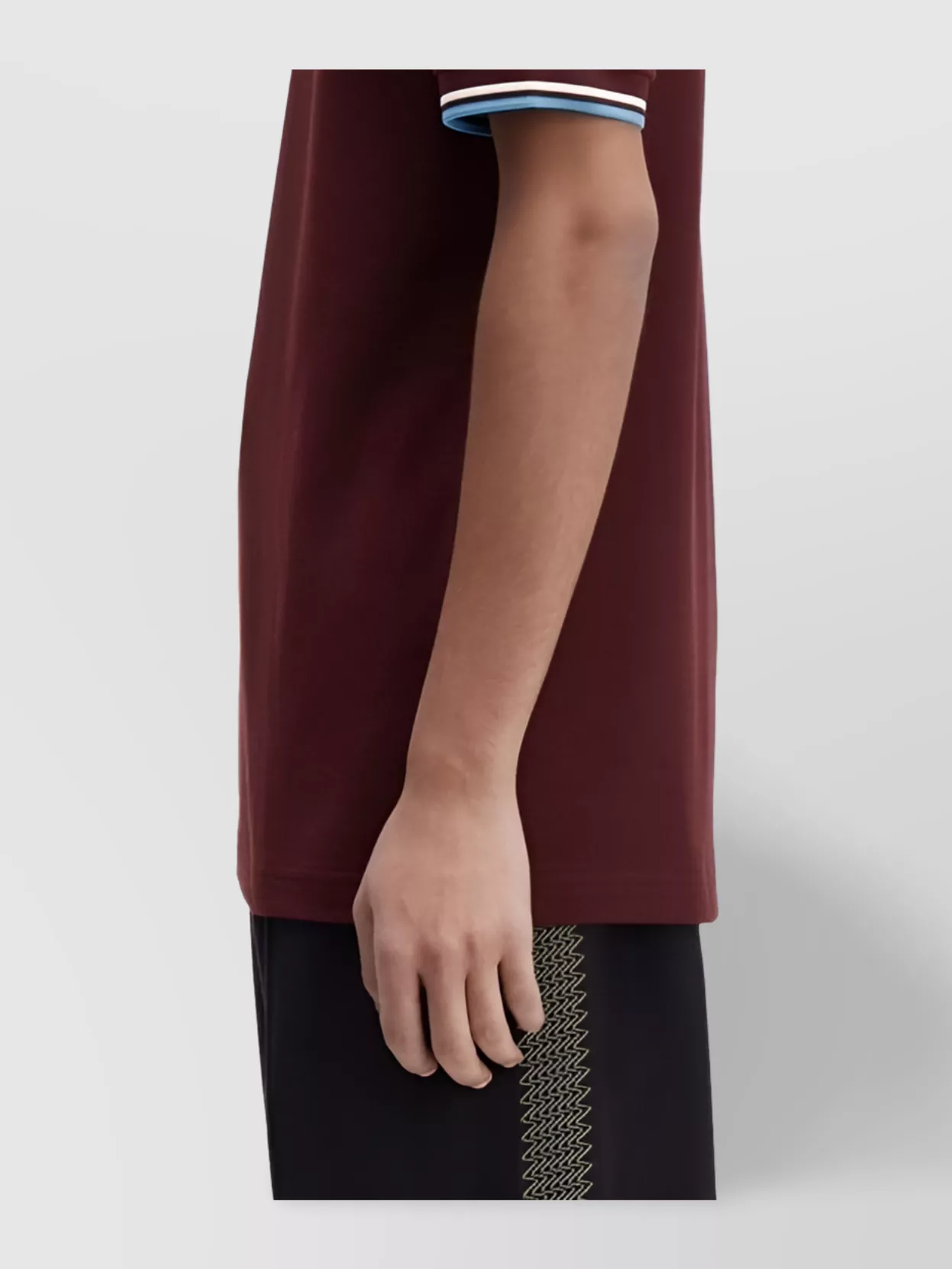 Fred Perry Polo Shirt With Short Sleeves And Ribbed Cuffs