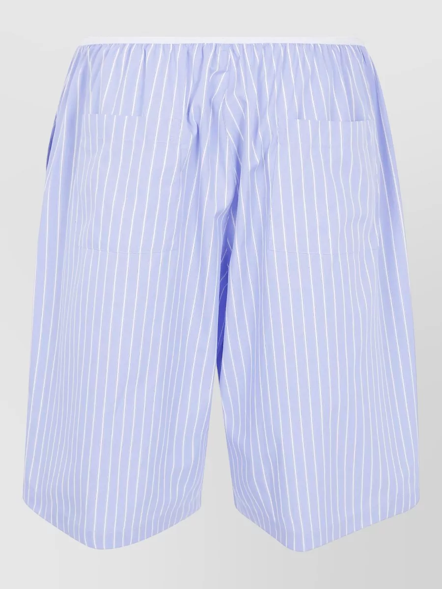 The Frankie Shop Cotton Bermuda Shorts