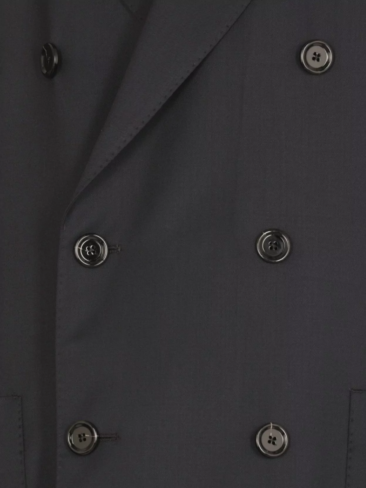 Lardini Suit Wool Double-Breasted Jacket