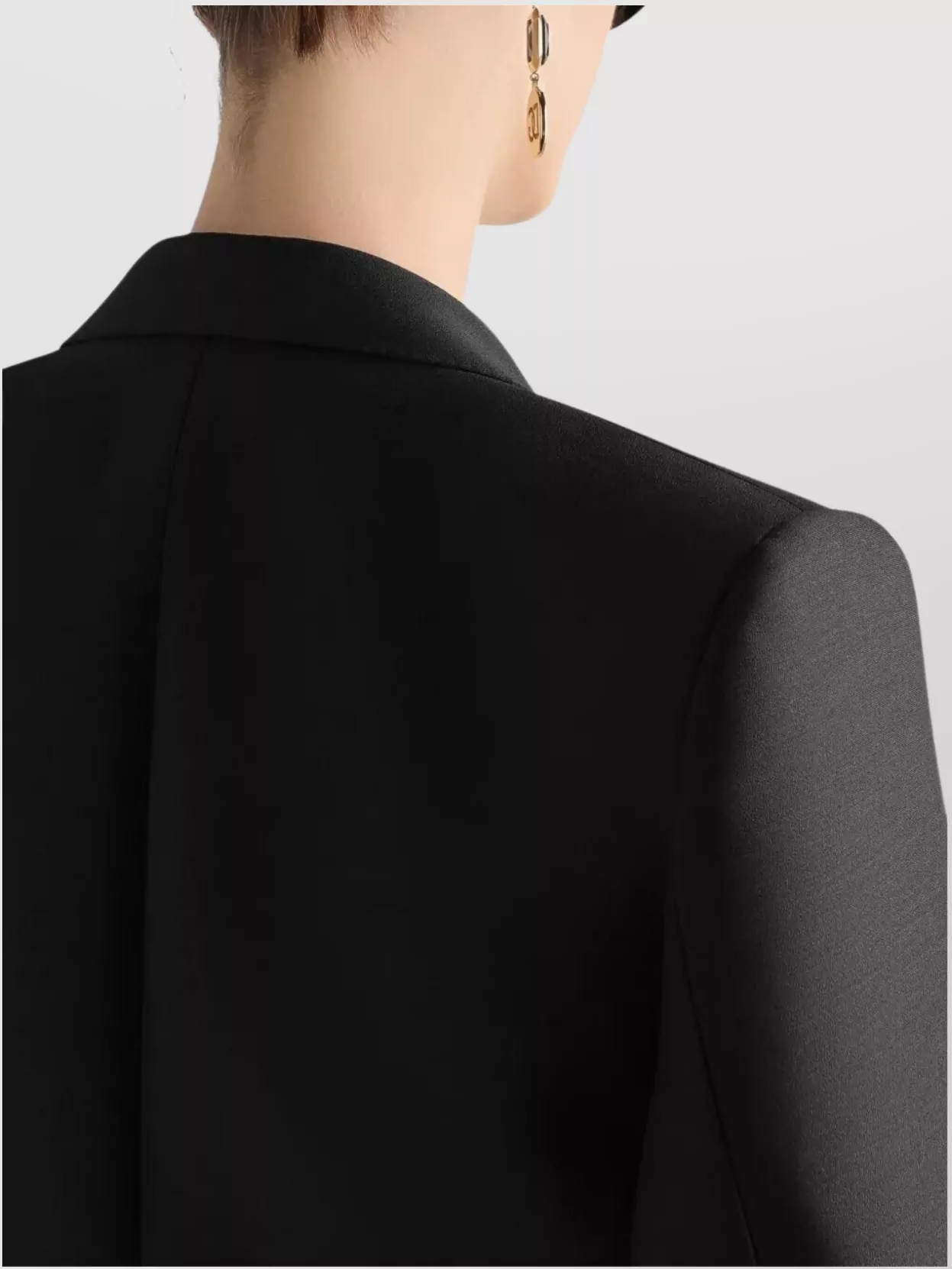 Dolce&Gabbana Faille Double-Breasted Jacket Padded Shoulders